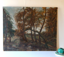 Grande peinture huile d'occasion Grande peinture huile d'occasion  Saint-Vaury