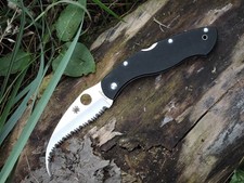 Faca dobrável Spyderco Style Civilian C12GS VG10, cabo G10, serrilhada EDC comprar usado  Enviando para Brazil