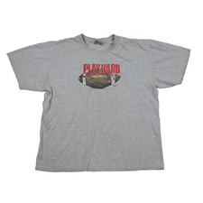 Camiseta retrô vintage Nike Football Play Hard masculina grande cinza esportes desbotada Y2K comprar usado  Enviando para Brazil