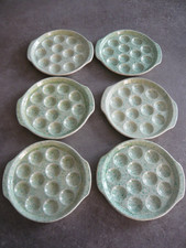 Assiettes escargots porcelaine d'occasion  Viry