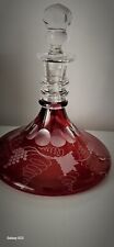 Decanter cristallo boemia usato  Roma