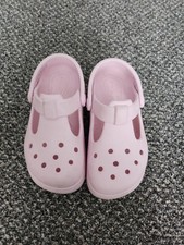Girls pink crocs for sale  BIRMINGHAM