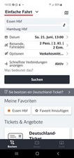 Zugticket essen hbf gebraucht kaufen  Essen