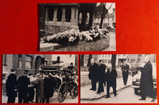 Cartolina corteo funebre usato  Pistoia