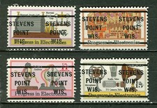 Stevens Point WI 235 pré-cancelado 1973 conjunto eletrônico com correio aéreo C86, últimos, usado comprar usado  Enviando para Brazil