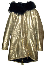 Sportliche winterjacke gold gebraucht kaufen  Paderborn