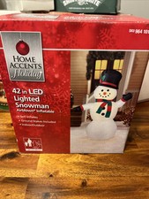Snowman led outdoor for sale  Ann Arbor