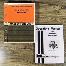 Massey Ferguson Mf 255 265 275 Operadores de Trator Proprietários Manual de Serviço de Reparo comprar usado  Enviando para Brazil