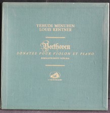 Beethoven menuhin kentner d'occasion  Ingwiller
