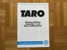 Brochure volkswagen taro d'occasion  Expédié en Belgium