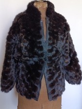 Veste fourrure damier d'occasion  Penmarch