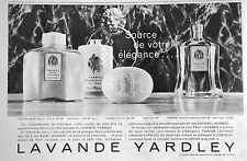 Publicité lavande yardley d'occasion  Compiègne