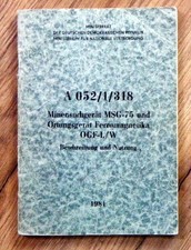 Dienstvorschrift minensuchger� gebraucht kaufen  Zittau