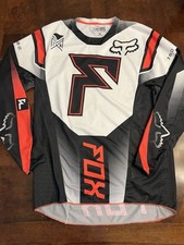 Camiseta Fox Racing manga longa média vermelha preta e branca moto sujeira motor cross  comprar usado  Enviando para Brazil
