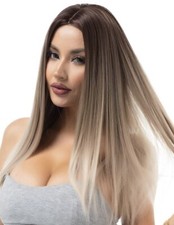 Perruque synthétique blond d'occasion  Artix