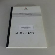 Ersatzteilliste / Teilekatalog Schaeff Raupenbagger HR 14 Stand 03/2000 comprar usado  Enviando para Brazil