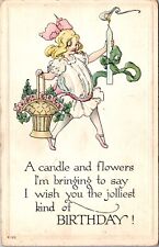 Birthday postcard young for sale  La Mesa