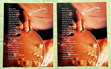2 folletos vintage de guitarras Mark Campellone anuncio Jazz Archtop Luthier segunda mano  Embacar hacia Mexico