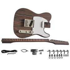Kit de guitarra elétrica RSW FAÇA VOCÊ MESMO estilo tele com corpo e pescoço de madeira Zebra comprar usado  Enviando para Brazil