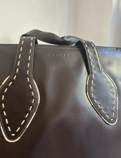 Vintage brown leather for sale  SWINDON