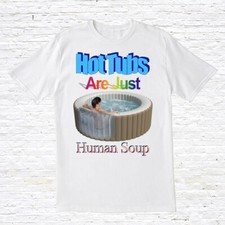 As banheiras de hidromassagem são apenas camisetas de sopa humana. Estilo Vintage dos anos 90 comprar usado  Enviando para Brazil