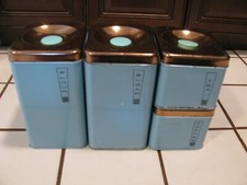 Vintage turquoise canister for sale  Colorado Springs