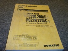 Manual de manutenção do operador de escavadeira Komatsu Galeo PC200-7 PC200LC-7 200001-XZ comprar usado  Enviando para Brazil
