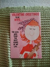 Vintage valentine greetings for sale  SELBY