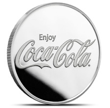 Ronda de plata Enjoy Coca-Cola de 1 oz segunda mano  Embacar hacia Mexico