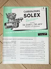 Brochure dépliant carburateur d'occasion  Nantes-