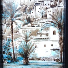 Paysage orientaliste xxe d'occasion  Chancelade