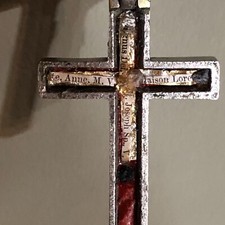Antique reliquary crucifix for sale  Groveland