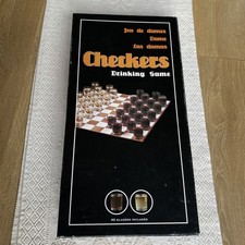 Checkers drinking board for sale  HARLOW