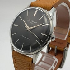Usado, Vintage 1964 Seiko Champion 850 mostrador preto J15018 corda manual Japão #2117 comprar usado  Enviando para Brazil