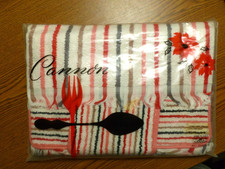 Conjunto de 6 peças vintage CANNON - 3 TOALHAS DE PRATO TERRY 3 PORTA-PANELAS ALGODÃO EUA NOS comprar usado  Enviando para Brazil