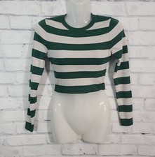 Blusa Zara listrada cropped manga longa pequena comprar usado  Enviando para Brazil
