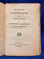 Lamberti stagioni campestri usato  Torino