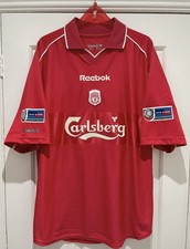 Liverpool 2001 treble for sale  CREWE