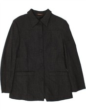Jaqueta Blazer SEVENTY Feminina 5 Botões IT 44 Cinza Médio Lã Virgem AF05 comprar usado  Enviando para Brazil