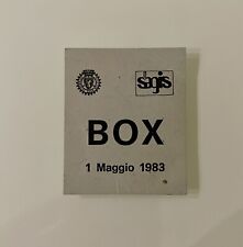 Biglietto contromarca box usato  Pietrarubbia