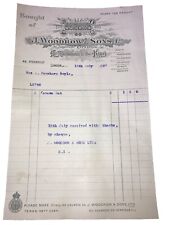 1927 billhead receipt for sale  NEWTOWN