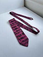 Moschino silk necktie for sale  HERTFORD