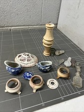 Usado, LOTE VINTAGE GARRAFA DE PORCELANA CERÂMICA DESENTERRAR 1800s 1900s Jarro ROLHAS DE VIDRO comprar usado  Enviando para Brazil