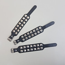 Bracelets cuir pyramide d'occasion  Montpellier-