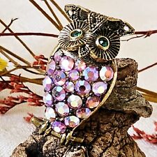 Broche vintage hibou d'occasion  Le Luc