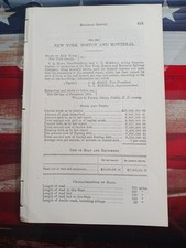 1874 train report for sale  Port Saint Lucie