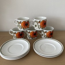 Meakin retro poppy for sale  WYMONDHAM