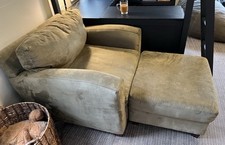 green suede ottoman for sale green suede ottoman for sale Brookline