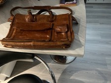 Vintage brown leather for sale  LIVERPOOL