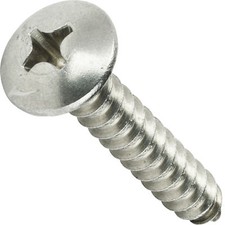 Parafusos de chapa metálica #4 x 1/4" cabeça de treliça Phillips aço inoxidável Qtd. 1000 comprar usado  Enviando para Brazil
